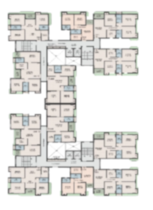 Tower A1 and A2 2nd and 4th Floor Plan