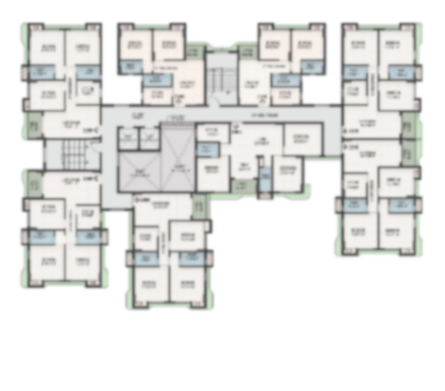 Tower B 3rd, 5th, 7th Floor Plan